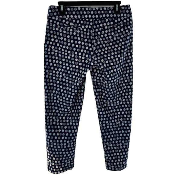 Lilly Pulitzer Blue Kristen Fruit Squirt Print Palm Beach Fit Capri Pants - Picture 6 of 10